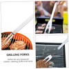 Mipcase 304 Stainless Steel Barbecue Forks 2-Piece Set for Grilling
