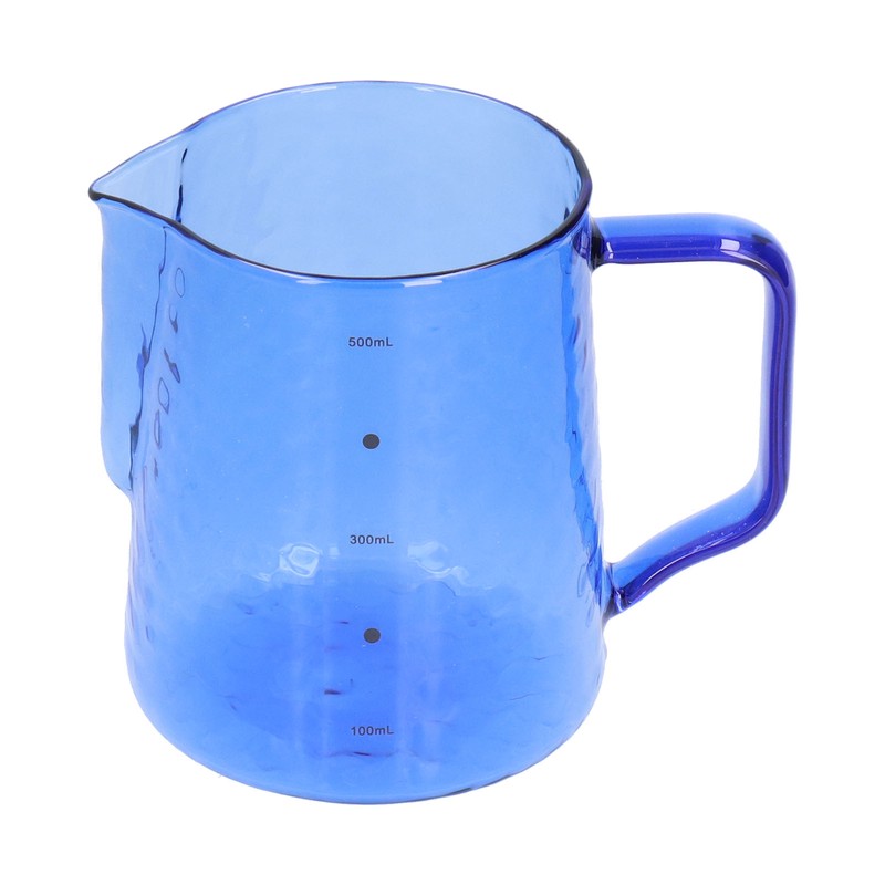 500ml Milk Frothing Pitcher Multipurpose Borosilicate Glass Milk Jug for