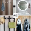Ravinte Towel Hooks 2 Pack - Brushed Nickel Bathroom Wall