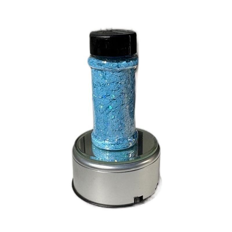 2oz Glitter Bottle Shaker:_Pistachio
