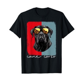 Retro Cane Corso Dog Lover Gift Cane Corso Mom Dad Dog Owner T-Shirt