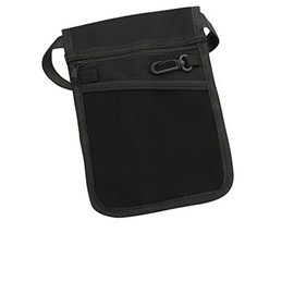 Nurse Vet Pouch Waist Bag Pocket Pick Organiser Adjustable Belt Strap: UK Seller (Black)
