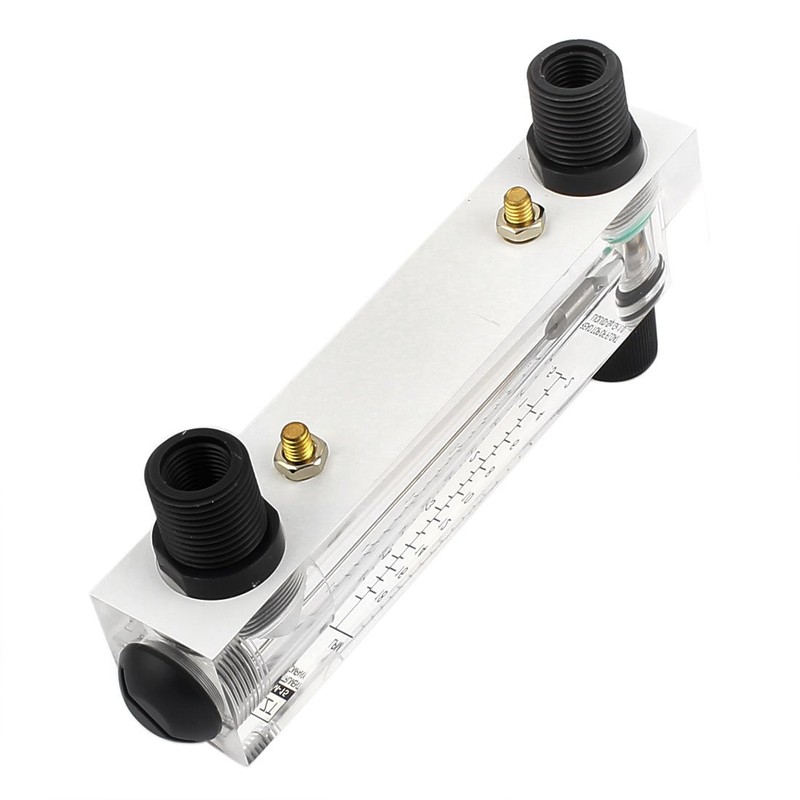 uxcell a15112000ux0004 Adjustable Knob 0.5-5GPM 2-18LPM Water Flow Meter Panel