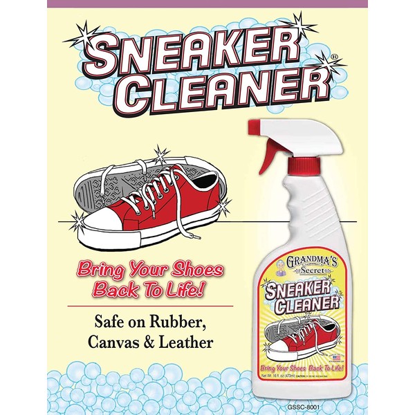 GRANDMA'S Secret 2 Pack Sneaker Cleaner Spray, 16 fl oz