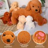 HyDren Nurturing Dog Stuffed Animal Sets Soft Cuddly Golden Retriever