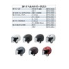 Yamaha 90791-49844 Motorcycle Helmet Ventilation SF-7 Lewinds Front Vent Black