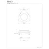 Kingston Brass BS4001 Made to Match Garbage Disposal Flange, Chrome