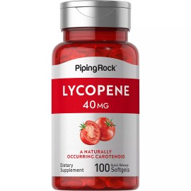 Piping Rock Lycopene | 40mg | 100 Softgel Capsules | Non-GMO Supplement | by Piping Rock