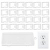 24 Pcs Loose Outlet Fix Plug, Wall Socket Fixer, Transparent