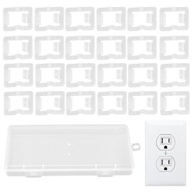 24 Pcs Loose Outlet Fix Plug, Wall Socket Fixer, Transparent Loose Socket Insert, Easily Fix Loose Outlets, Keep Your Loose Socket Jack Snug for Power Plug