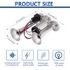 Air Horn 12V, 600DB Super Loud Car Horn, Double Tube