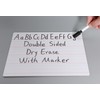 Dry Erase Lined Whiteboard for Kids, White Board with Lines