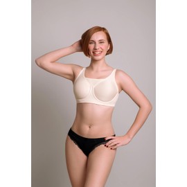 Kaye Larcky | High Impact Underwire Sports Bra | Everyday Bra for Women | Workout Clothes | Gym Tops | Black 40D