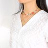 KELITCH Boho Pearls Necklaces Rainbow Choker Necklaces Women Miyuki Beaded