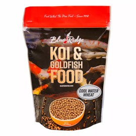 Blue Ridge Fish Hatchery Koi & Goldfish Food - Cool Water Wheat Diet - 5lb Bag