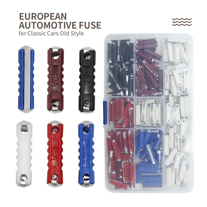 Car Fuses Torpedo Type European for Classic Cars Old Style