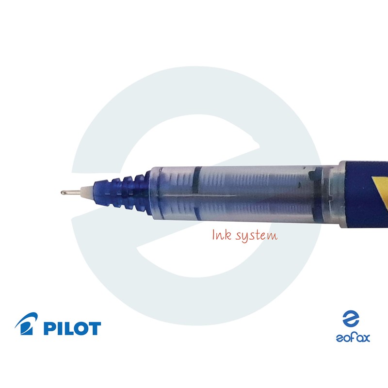 PILOT 842 B V7 Hi-Tecpoint BLACK BLUE Rollerball Pen 0.7mm