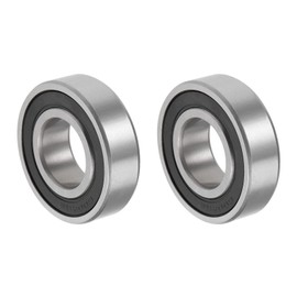 QUARKZMAN 6004-2RS 20 x 42 x 12 mm Ball Bearing x 2 Pieces Carbon Steel for Machines and Tools Double Sealed