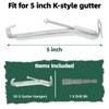 G Good Gain Gutter Hangers 5 Inch - Gutter Brackets