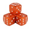 TOMALL Orange Dice Valve Stem Caps for Car Bike Wheel