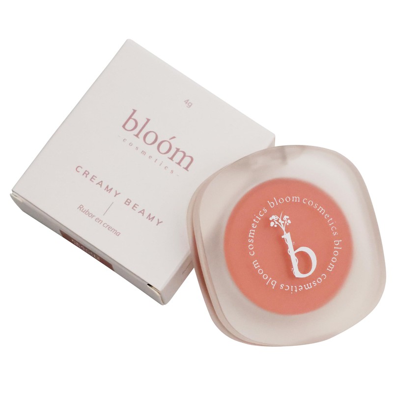 Bloóm Cosmetics, Creamy Beamy, Rubor en Crema Multisusos Para Mejillas