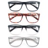 OLOMEE-Gafas de lectura 4.5 de gran tamaño, grandes y cuadradas,