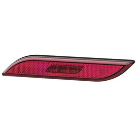 HELLA 2PS 013 307-151 Side Marker Light - Shapeline Style - LED - 12/24V - Bolted - Lens Colour: Red - Cable: 500mm - Plug: Amphenol - left