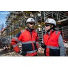 Bollé Safety SILEXPSF, Silex Safety Glasses Anti-Scratch/Anti-Fog, Black Translucent Yellow