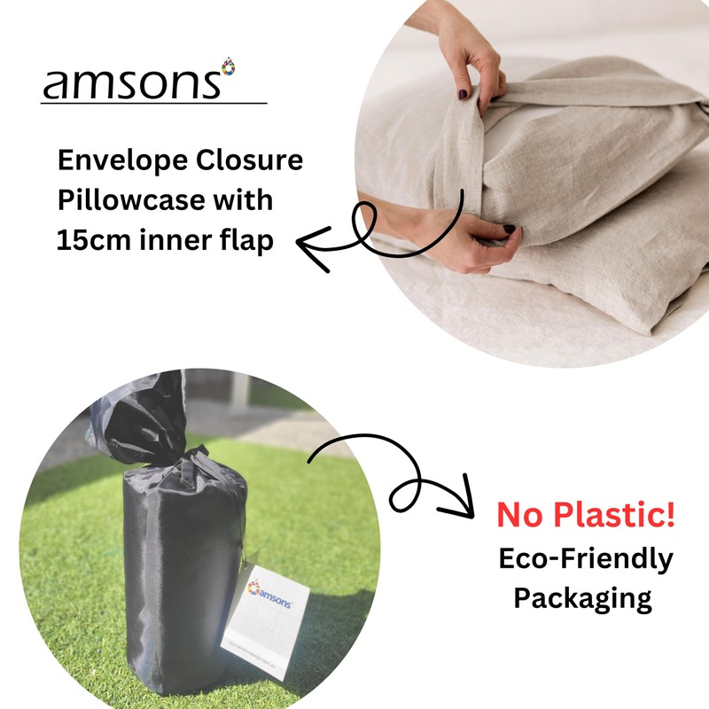 Amsons Quilt Cover Set – Blue Doona Cover - King