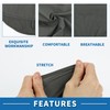A ABSOPRO Full Face Mask Brim Design Adjustable 13.78" Windproof