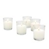 Stonebriar 12 Hour Long Burning Unscented Wax Filled Votive Holders,