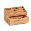 Zeller 25386 organiser with Bamboo, approx. 25.4 x 12.5 x