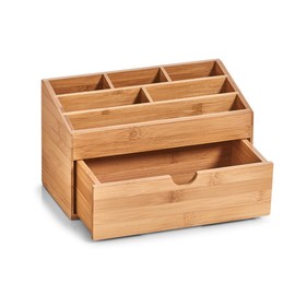 Zeller 25386 organiser with Bamboo, approx. 25.4 x 12.5 x 15 cm