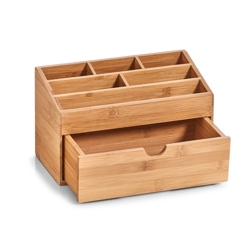 Zeller 25386 organiser with Bamboo, approx. 25.4 x 12.5 x