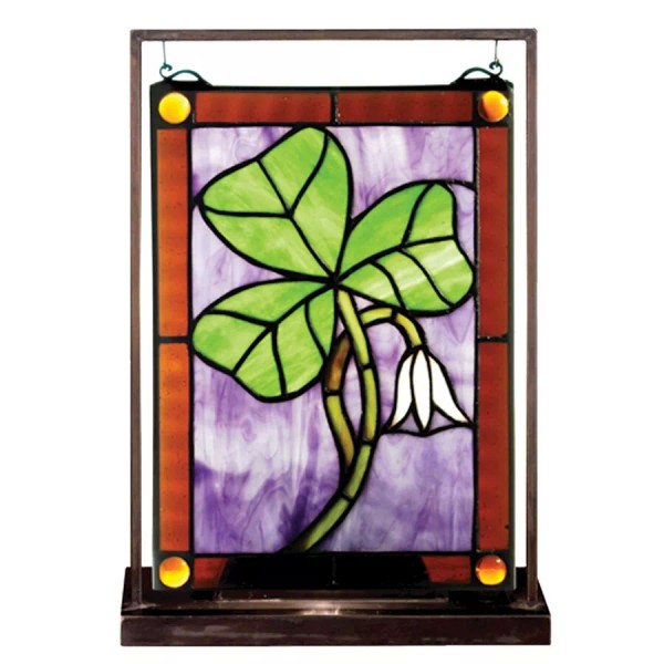 Meyda Lighting 1 Lt 9.5" x 10.5" Shamrock Lighted Mini