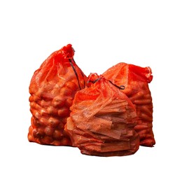 Large Hanging Mesh Storage Net Bags for Vegetables – Log Bags for Wood – Onion Bags for Storing – Vegetable Storage Net Bag for Kitchen – Onion Storage Nets – Kindling Carrot Onion Bag (32 x 48 cm, 5)