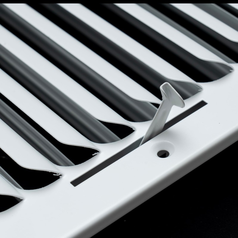 Fits 12x12 Duct Opening 1 Way Fixed Curved Blade Air