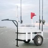 Sea Striker Deluxe Surf, Pier and Beach Cart – Outdoor