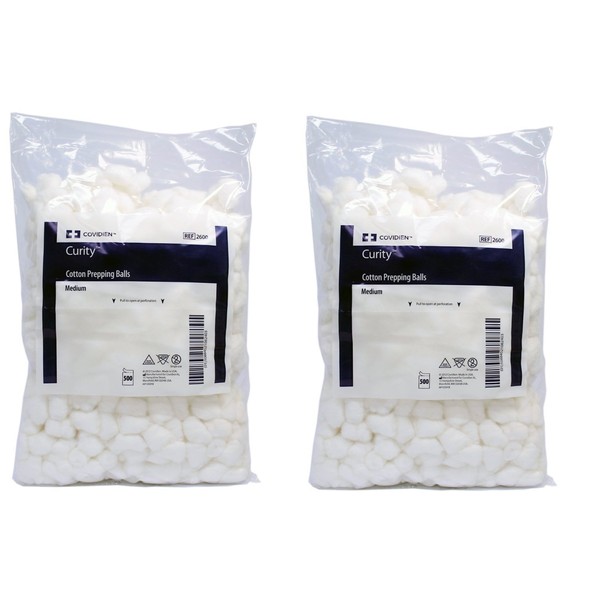 Kendall/Covidien Prepping Cotton Ball, 1000 Count