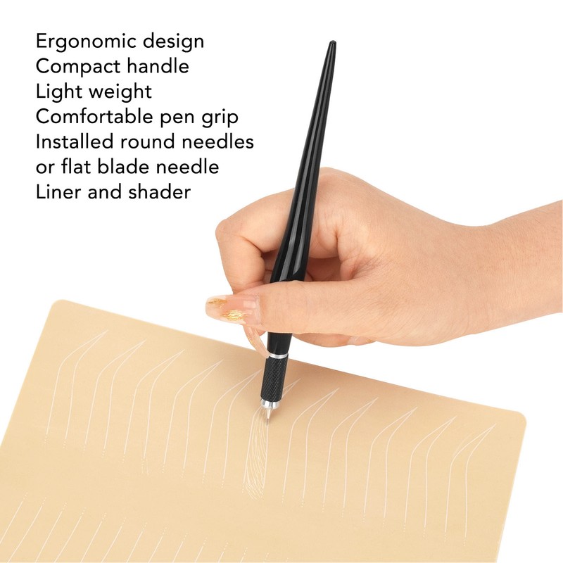 10pcs Manual Tattoo Microblading Pen Semi Permanent Eyebrow Lip Eyeliner