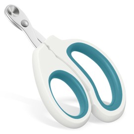 FEOHNS Cat Nail Clipper, Durable Stainless Steel Cat Nail Trimmer with Sharp Blade and Anti-Slip Handle, Professional Small Animal Claw Clippers for Cats Kittens Dogs Rabbits Guinea Pigs