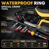 DxCRIMP Waterproof Automotive Electrical Connectors Crimping Tool Kit, 1/2/3/4 Pin