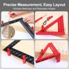ArtyMaster Stair Gauges Set with Rubber Pad, Stair Gauges for