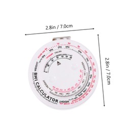 Operitacx 2pcs Health Tape Ruler Lightweight Measuring Tapes Measure Tape Practical Measuring Tapes Body Measuring Tapes Color Tape Waist Measuring Tapes Fiberglass Colored Tape Bmi Plastic