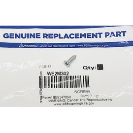 AH3501388 Washer/Dryer Door Lid Hinge Screw - New - Genuine OEM - AM 7-4-2