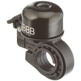 BBB Cycling Loud & Clear BBB-11 Handlebar Bell for Mountain, Road, and Racing Bikes (Black) One Size