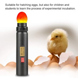 FILFEEL Egg Candler Test Lamp, LED Light Candling Torch Eggs Embryo Fertile Tester Car Mini Lighting Incubator Accessories for Experiment Exclusive