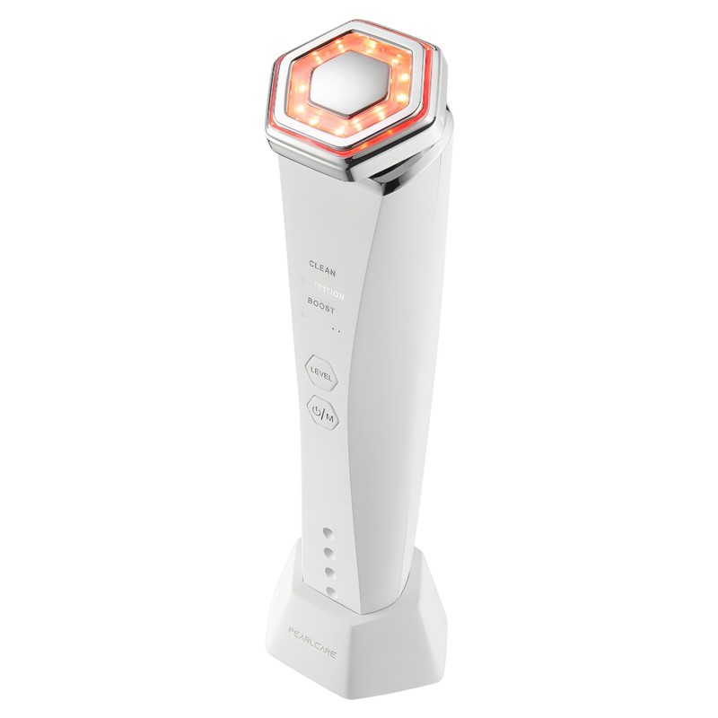 펄케어 뷰티디바이스 얼굴마사지기 피부관리기 고주파 화이트진 갈바닉 Pearlcare Beauty Device