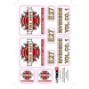 MyTrickRC Genuine MYK-ST2 Fire Truck Decal Set, 1/10th Scale, Materials