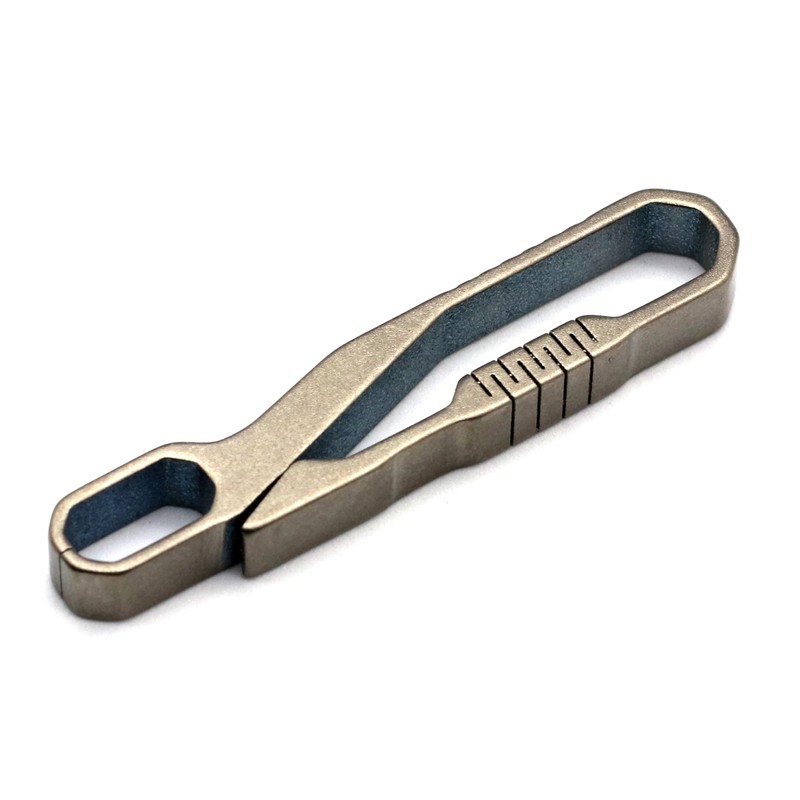 TUNUKE Titanium Belt Clip Key Clip Key Hook Key Chain